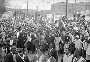 Martin Luther King Leading March