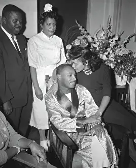 Martin Luther King Rests After Stabbing