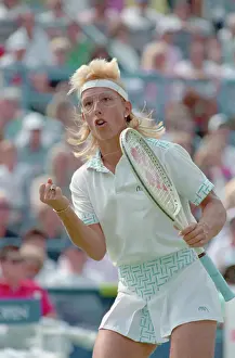 Martina Navratilova Prints: Martina Navratilova Cheering