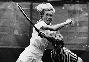 Prints of Czechoslovakian-born tennis player Martina Navratilova makes a shot during her straight-set victory match against Helena Sukova in the women's final of the U.S The Grand Slam Gallery: Martina Navratilova Playing In U.S. Open