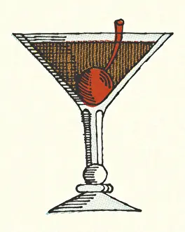 Night Club Prints: Martini