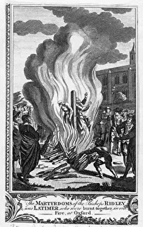 The Martyrdoms of Bishops Ridley and Latimer