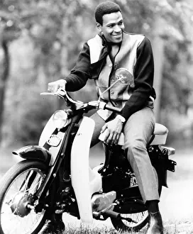 Arc0002948 Prints: Marvin Gaye Riding A Motorcycle