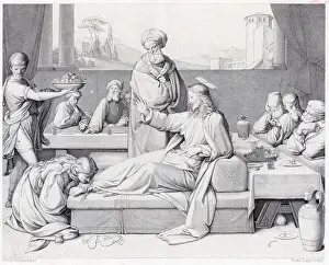 Feet Prints: Mary Annointing Jesus Feet