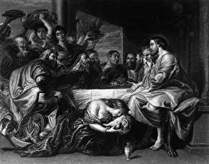 Mary Anoints The Feet Of Jesus