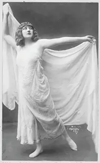 Mary Garden Prints: Mary Garden Holding Shawl
