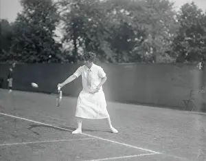 Sea Bright Prints: Mary K. Browne Playing Tennis