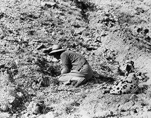 Digging Prints: Mary Leakey Excavating