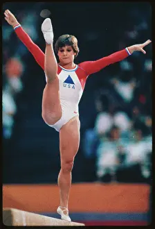 Mary Lou Retton Performing