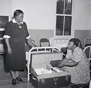 Assistant Prints: Mary McLeod Bethune Greeting WAAC Enlistee