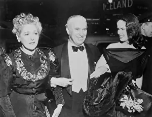 Oona Oneill Prints: Mary Pickford, Charlie Chaplin, and Oona Chaplin at Movie Premiere