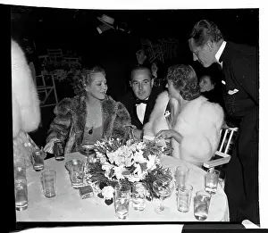 Mary Pickford Dining with Jeannette MacDonald