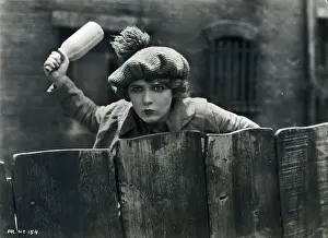 Hostility Prints: Mary Pickford Holding Bottle