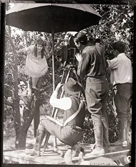Filming Prints: Mary Pickford in Tree
