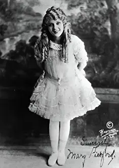 Mary Pickford In Typical Pose
