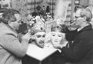 Costumes Prints: Masks for Schellerlaufen in Nassereith