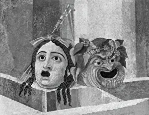 Drama Prints: Masks Of Tragedy And Comedy