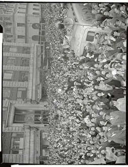 Massive Crowd on New York City Streets