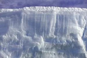Iceberg Ice Formation Gallery: Massive iceberg with layers of blue ice