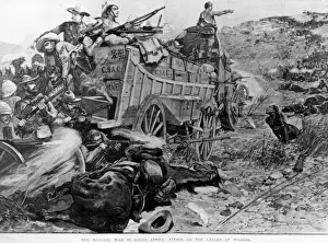 Landscape Male Animal Working Prints: Matabele War