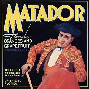 Florida Prints: Matador Florida Oranges