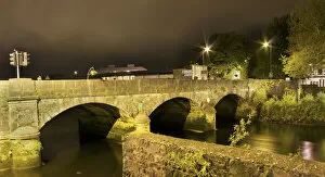 Images Dated 28th May 2015: Mathew Bridge at night, Limerick city