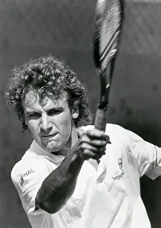 Mats Wilander Swinging Tennis Racket