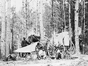 Brady Prints: Matthew Brady W/Horse-Drawn Photo Equipm