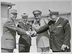Matthew Ridgway with Other Officers