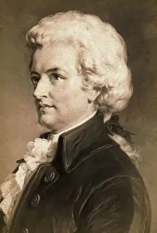 Mature Portrait of Wolfgang Amadeus Mozart