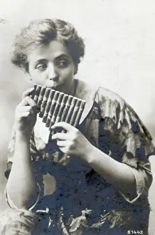 Flute Prints: Maude Adams as Peter Pan
