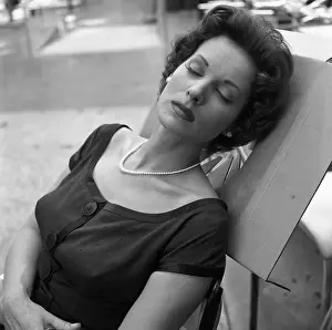 Eyes Closed Prints: Maureen O'Hara
