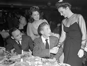 Maureen Ohara Prints: Maureen O'Hara at Ball