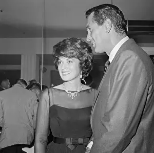 Maureen O'Hara and Rock Hudson