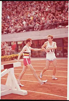 Maurice Herriot and Opponent Shakiong Hands