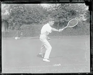 Sea Bright Prints: Maurice McLaughlin Playing Tennis