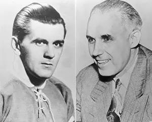 Maurice Richard and Clarence Campbell