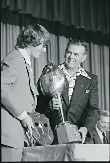 Maurice Richard Presenting Trophy to Bobby Clarke