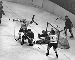 Maurice Richard Scoring During Game