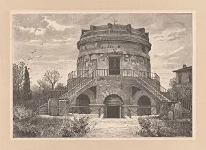 Images Dated 14th November 2017: Mausoleum of Theoderic, built 520 AD, wood engraving, published 1891