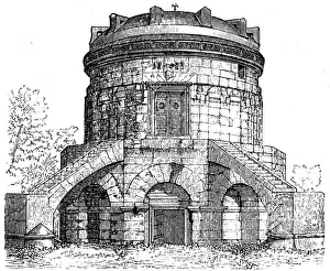 Mausoleum Prints: Mausoleum of Theoderic in Ravenna Italy