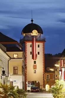 Mautturm tower, also known as Schwammerlturm tower, Leoben, Upper Styria, Styria, Austria, Europe, PublicGround