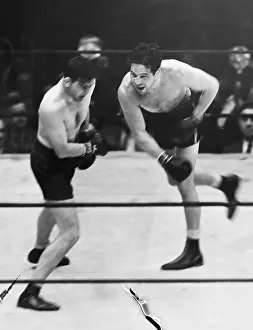 Action Prints: Max Baer Boxing Against Jimmy Braddock