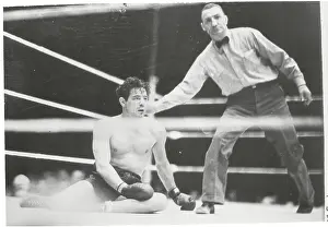 Defeat Prints: Max Baer on Canvas During Bout
