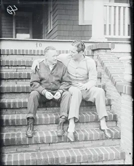 Max Baer Conversing with Ancil Hoffman