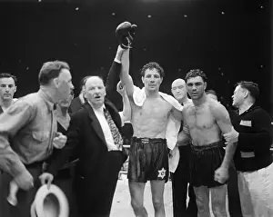 Newscaster Prints: Max Baer is Declared the Winner