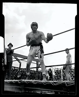 Max Baer in Fighting Pose