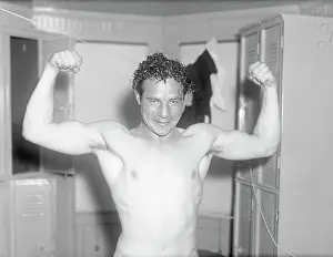 Max Baer Flexing