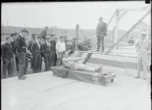 Max Baer Performing Calisthenics