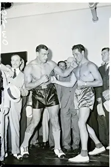 Playful Prints: Max Baer and Primo Carnera Spar Playfully